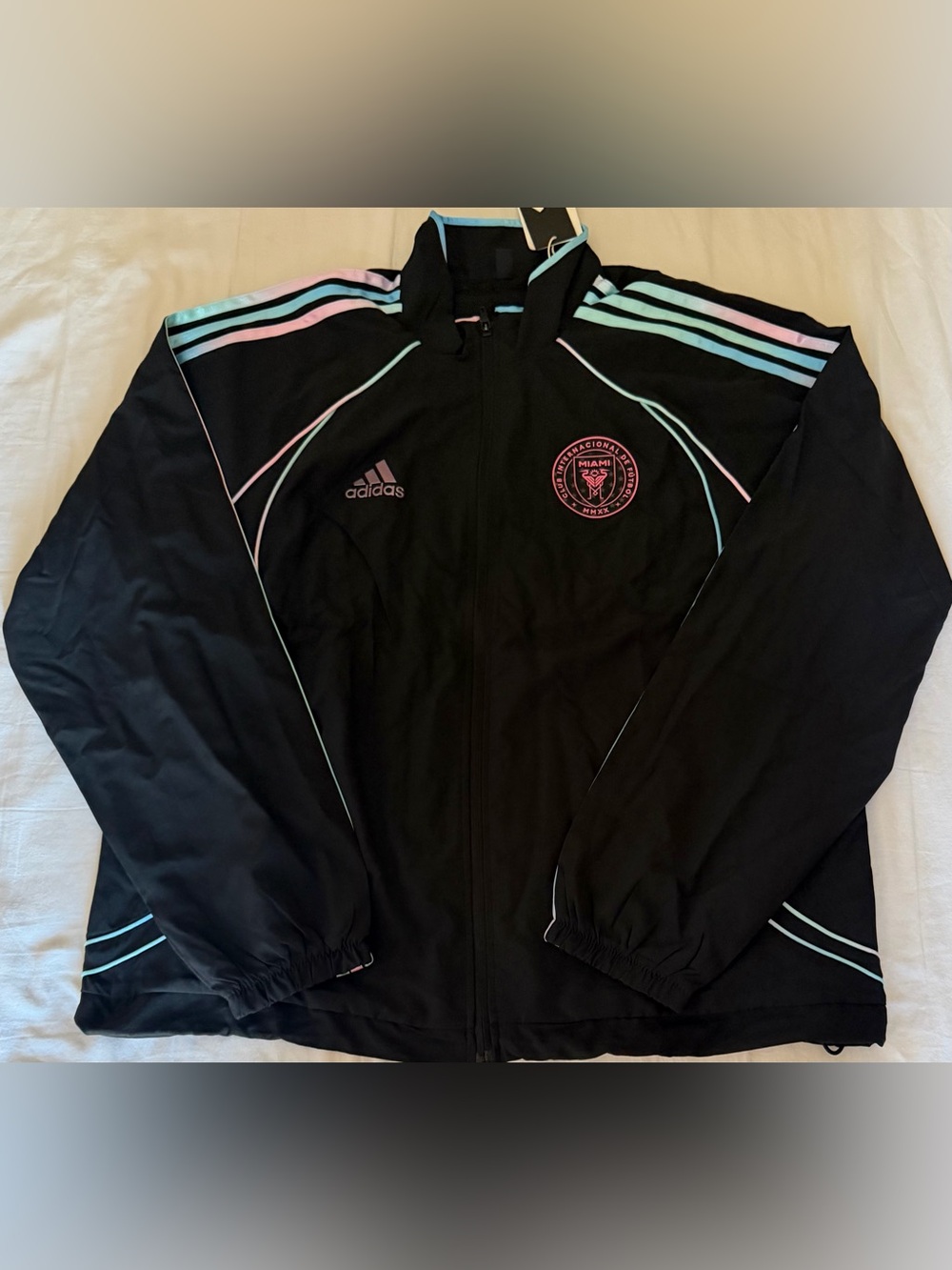 Adidas MLS Inter Miami Audi F1 Team Track Top Soccer Jacket KW4782 Men's Size